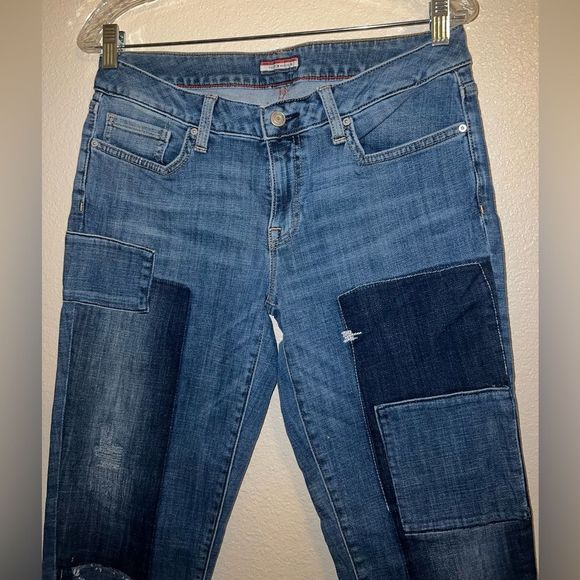 Tommy Hilfiger Boyfriend Jeans with Patchwork size 4 - Picture 11 of 12